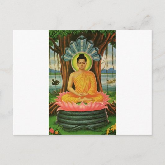 Buddha Postkarte (Vorderseite)