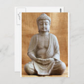 Buddha Postkarte (Vorne/Hinten)