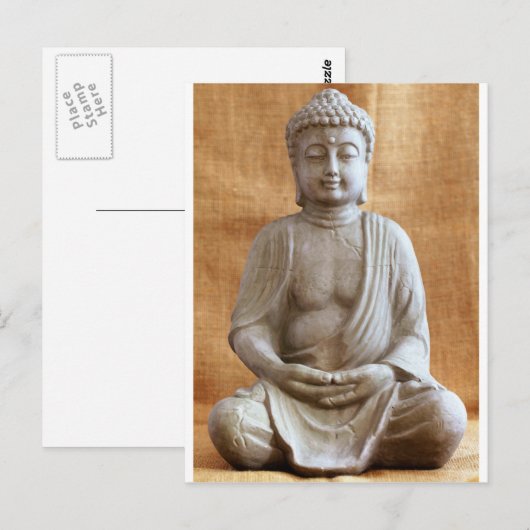 Buddha Postkarte (Vorne/Hinten)
