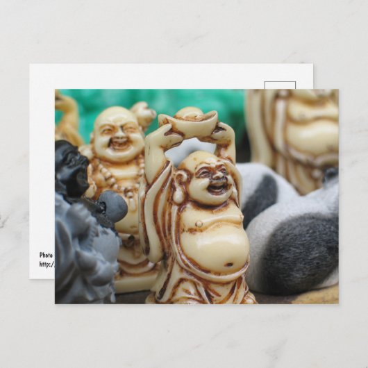 Buddha Postkarte (Vorne/Hinten)