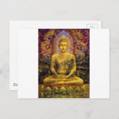 Buddha Postkarte (Vorne/Hinten)