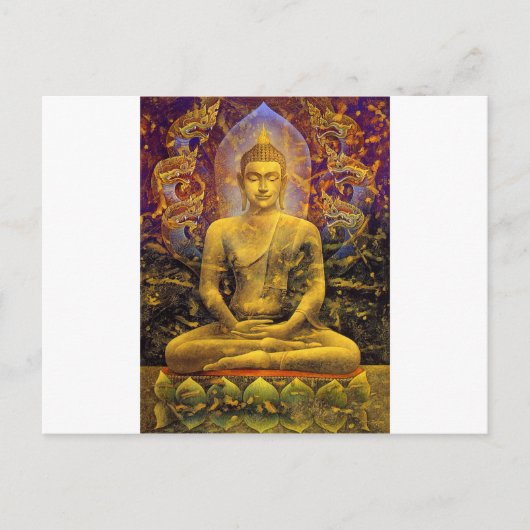 Buddha Postkarte (Vorderseite)