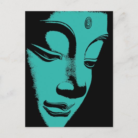 Buddha Postkarte (Vorderseite)