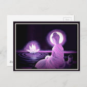 Buddha Postkarte (Vorne/Hinten)
