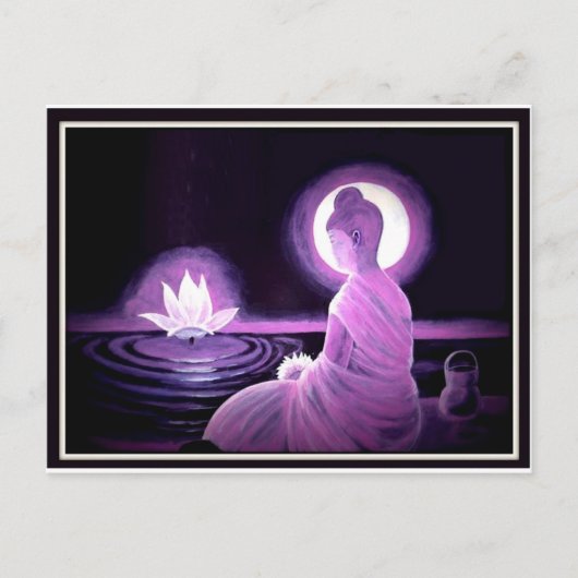 Buddha Postkarte (Vorderseite)