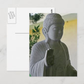 Buddha Postkarte (Vorne/Hinten)