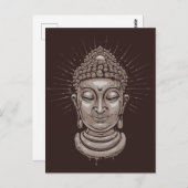 Buddha Postkarte (Vorne/Hinten)