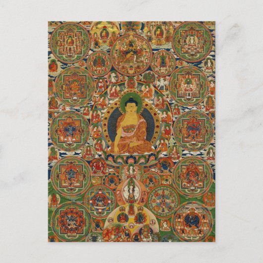 Buddha Postkarte (Vorderseite)