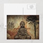 Buddha Postkarte (Vorne/Hinten)