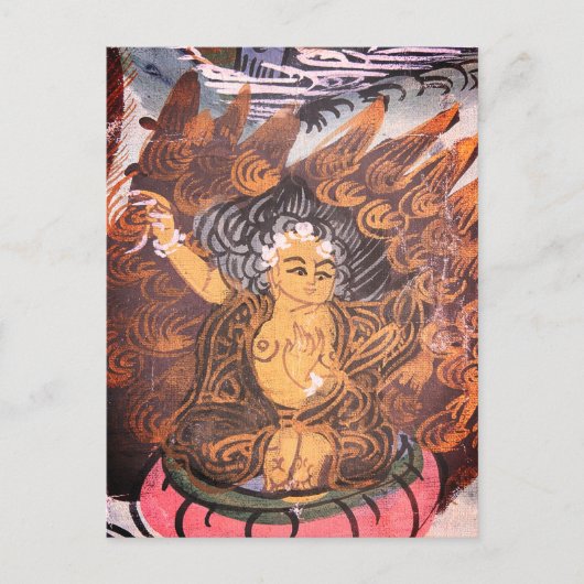 Buddha Postkarte (Vorderseite)