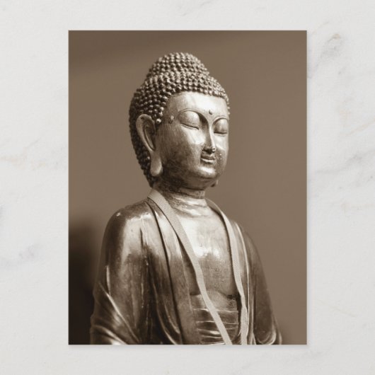 Buddha Postkarte (Vorderseite)