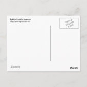 Buddha Postkarte (Rückseite)
