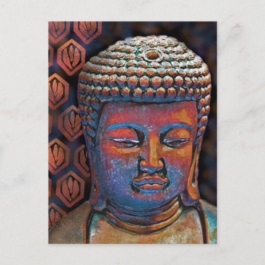 Buddha Postkarte (Vorderseite)