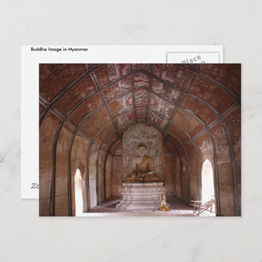 Buddha Postkarte (Vorne/Hinten)