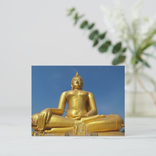 Buddha-Power Postkarte (Stehend Vorderseite)