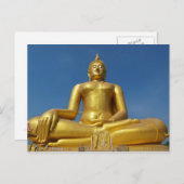 Buddha-Power Postkarte (Vorne/Hinten)