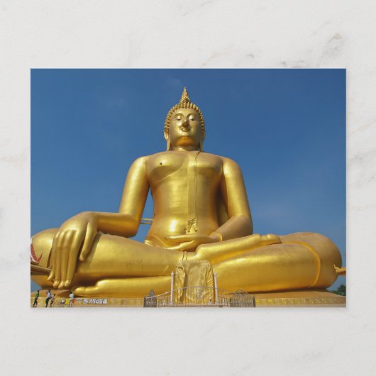 Buddha-Power Postkarte (Vorderseite)