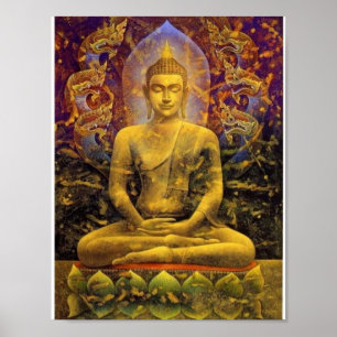 Buddha Print Poster
