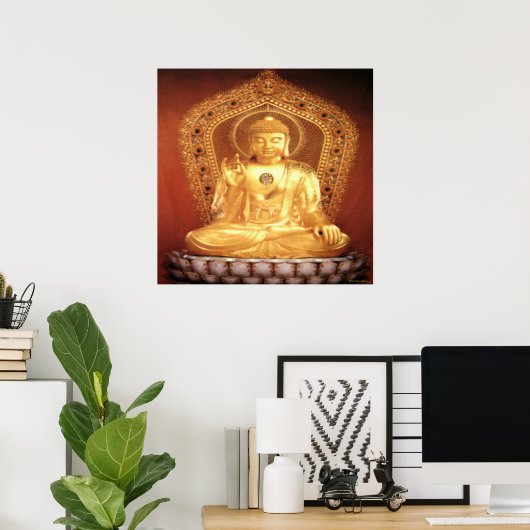 Buddha Print Poster (Heimbüro)