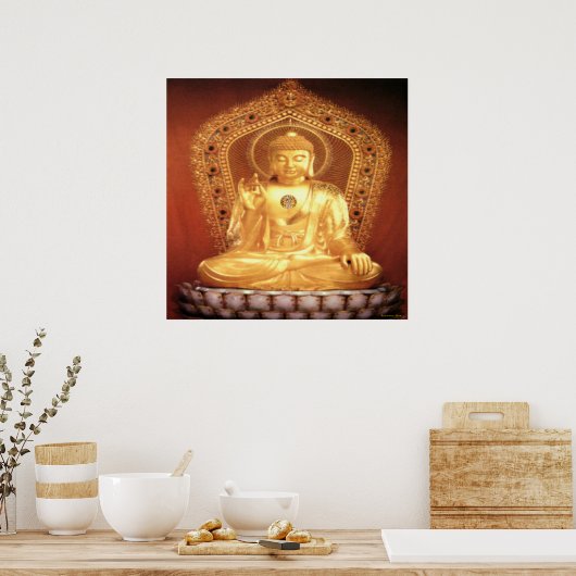 Buddha Print Poster (Küche)
