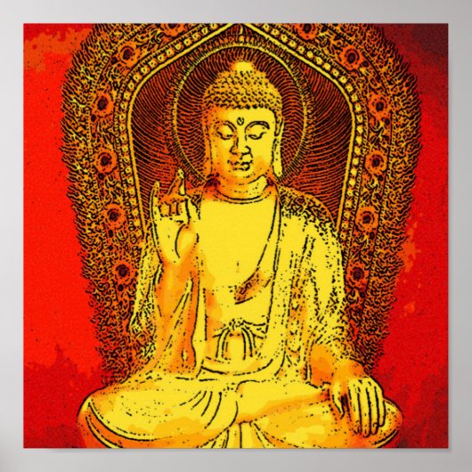 Buddha Print Poster (Vorne)