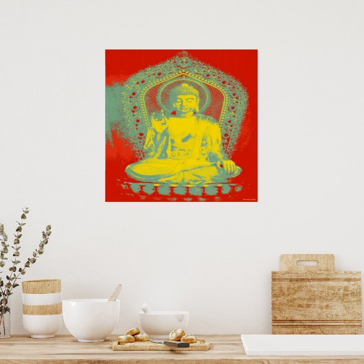 Buddha Print Poster (Küche)