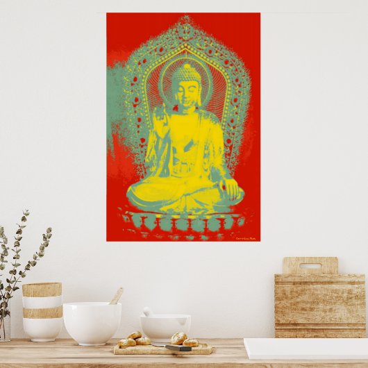 Buddha Print Poster (Küche)