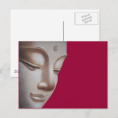 Buddha-Profil Postkarte (Vorne/Hinten)