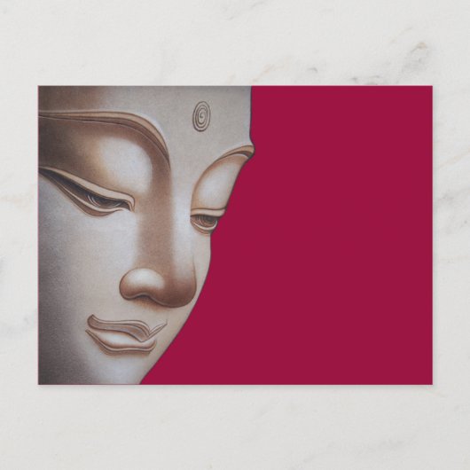 Buddha-Profil Postkarte (Vorderseite)