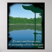 Buddha Pure Quote Poster (Vorne)