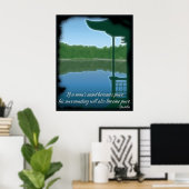 Buddha Pure Quote Poster (Heimbüro)