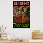BUDDHA PURE SATIVA POSTER (Küche)