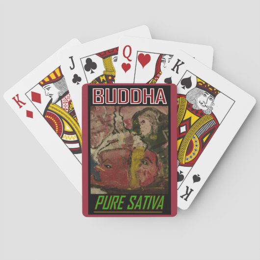 BUDDHA PURE SATIVA SPIELKARTEN (Rückseite)