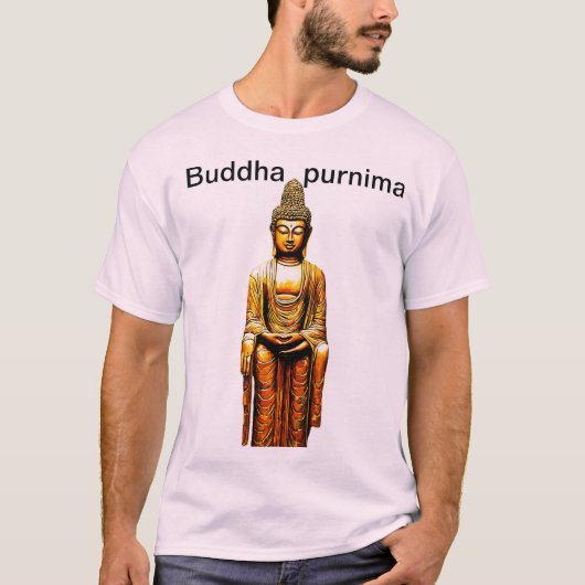 Buddha purnima besondere innere Ruhe. T-Shirt (Vorderseite)