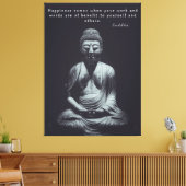 Buddha Qoute Leinwanddruck (Insitu (Wohnzimmer))
