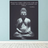 Buddha Qoute Leinwanddruck (Insitu (Holzboden))
