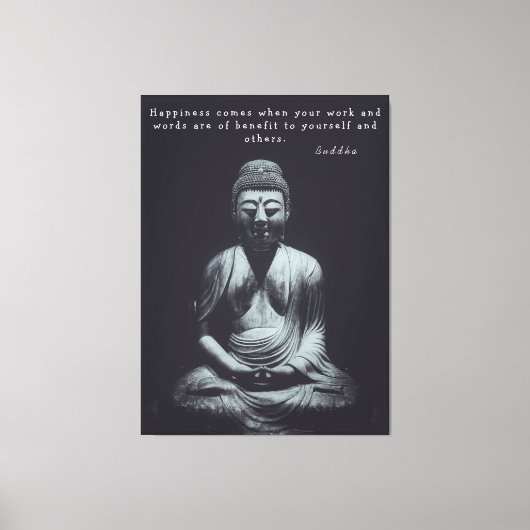 Buddha Qoute Leinwanddruck (Vorderseite)