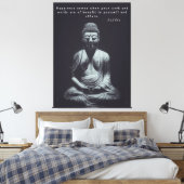 Buddha Qoute Leinwanddruck (Insitu (Schlafzimmer))