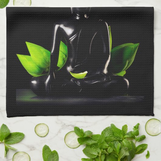 Buddha Quote 1 Handtuch (Gefaltet)