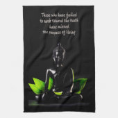 Buddha Quote 1 Handtuch (Vertikal)
