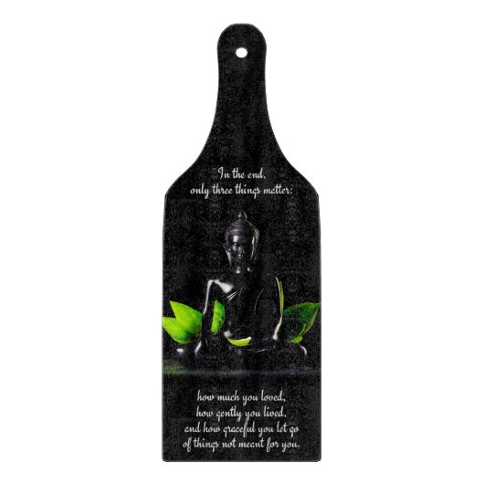 Buddha Quote 3 Schneidebrett (Vorderseite)