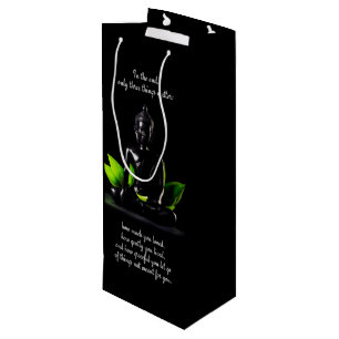 Buddha Quote 3 Weinbeutel Geschenktüte Für Weinflaschen