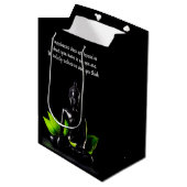 Buddha Quote 4e Geschenktasche Mittlere Geschenktüte (Vorderseite Schrägansicht)
