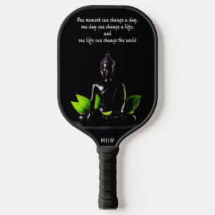 Buddha Quote benutzerdefinierte Monografie Pickleball Schläger