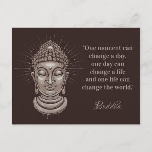 Buddha Quote benutzerdefinierter Text Postkarte