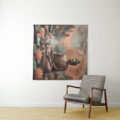 BUDDHA QUOTE - FRIEDEN KOMMT AUS INNERHALB WANDTEPPICH (Beispiel (Horizontal))