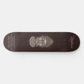 Buddha Quote individuelle Name Skateboard (Horizontal)
