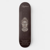 Buddha Quote individuelle Name Skateboard (Vorderseite)