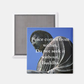 Buddha Quote Magnet 4 (Vorderseite/Rückseite)