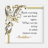 Buddha Quote ~ Motivierend Magnet (Vorne)
